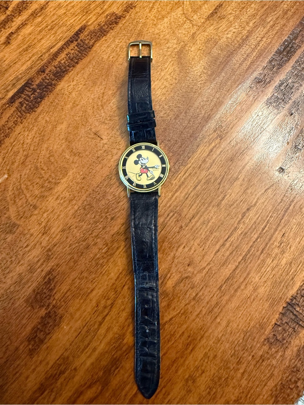 Vintage Disney Mickey Mouse Pulsar Quartz Watch